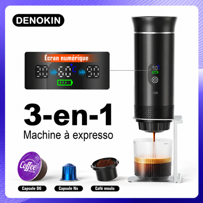 Espresso Nomade DENOKIN 3-en-1