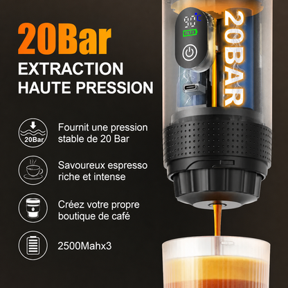 Espresso Nomade DENOKIN 3-en-1